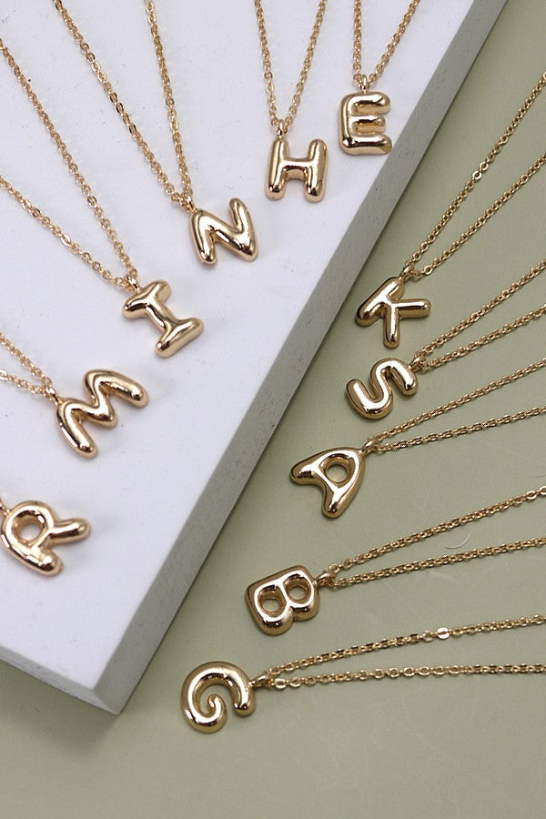 Diamond Initial Letter Necklace, Hailey B Necklace, Bubble Balloon Letter  Necklace, Bubble Pendant, Personalised Gift, Gold Letter Pendant - Etsy